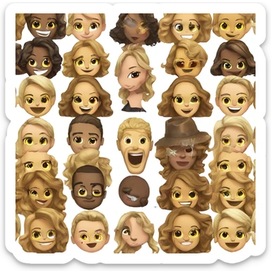 Mariah Carey with  sticker