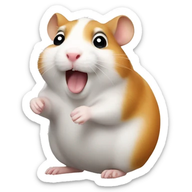 farting hamster sticker