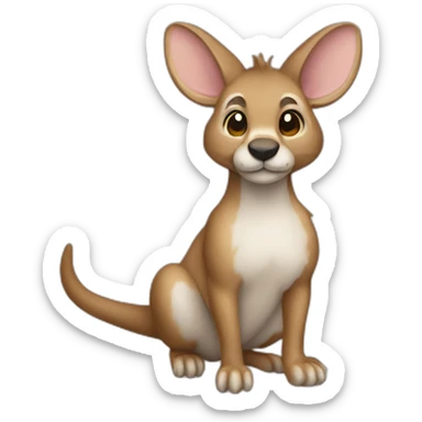 Etagere kangourou sticker