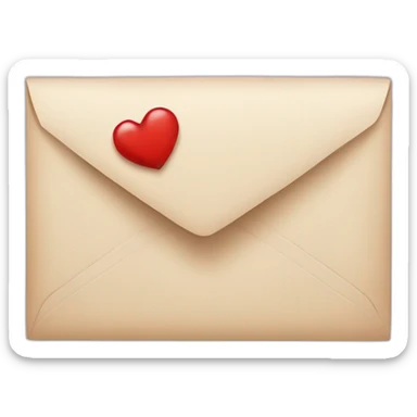 love letter sticker