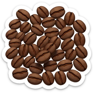 Coffee beans  sticker