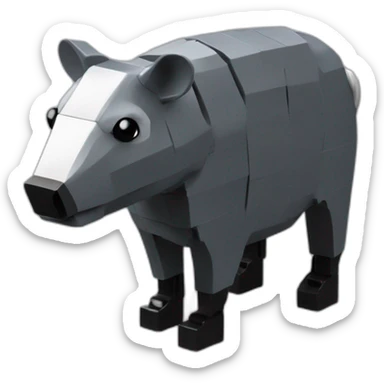 lego tapir sticker