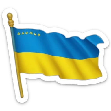 Flag of ukraine sticker