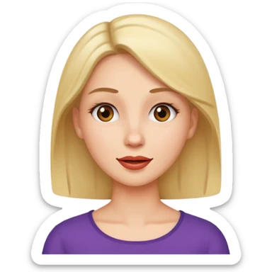 Mujer hablando sticker