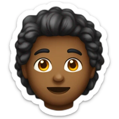 Un jeune homme avec des cheveux marrons, des lunnettes de soleil noires une chaîne autour du cou sticker