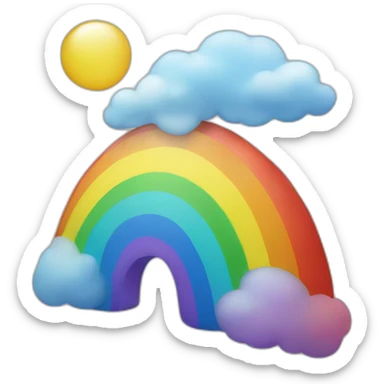 Rainbow sticker