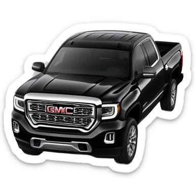 2022 black GMC Denali windows tinted heavy hauling sticker