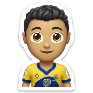 Christiano Ronaldo with Al nassr maillot sticker