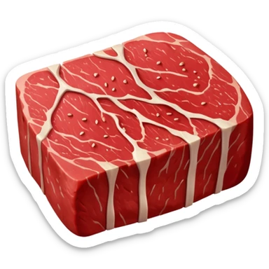 steak protein cut sticker