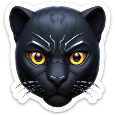 pantera negra  sticker
