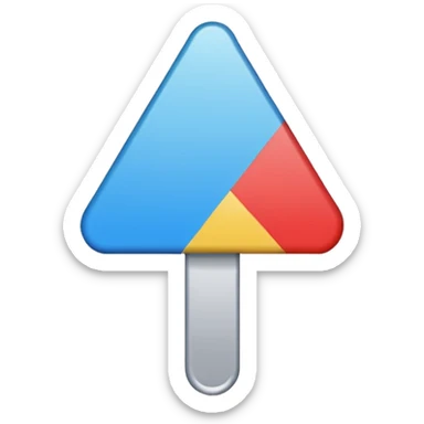 cursor for computer simple one pixelated sticker