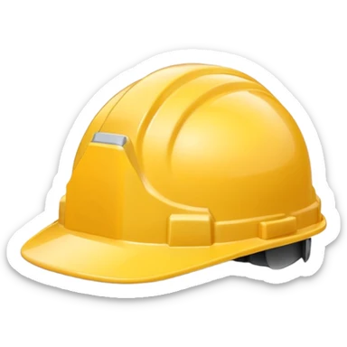 Construction hardhat sticker