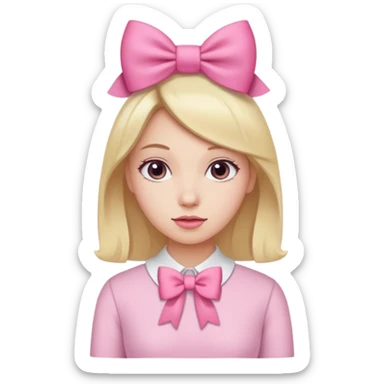 👩🏼🎀 sticker