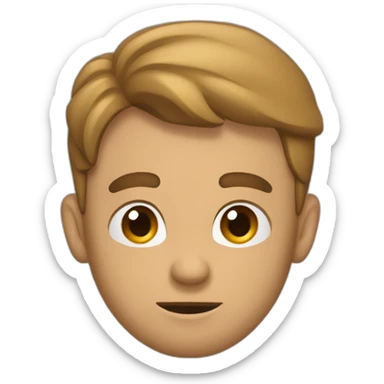 Emoji hombre bostezando aburrido sticker