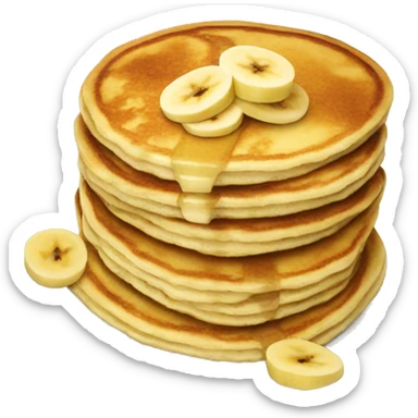 banana pancakes  sticker