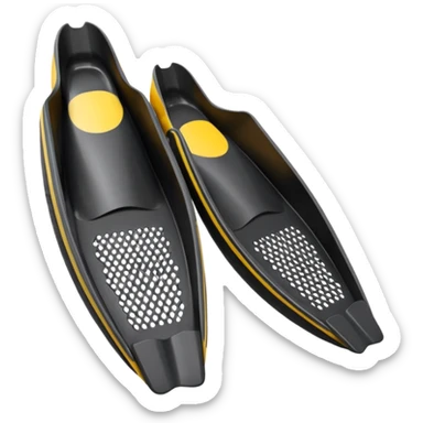 diver fullfoot fins sticker