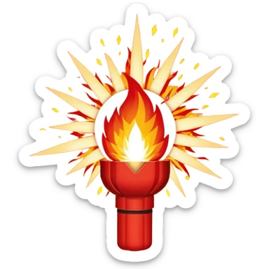 V for vendetta fire cracker sticker