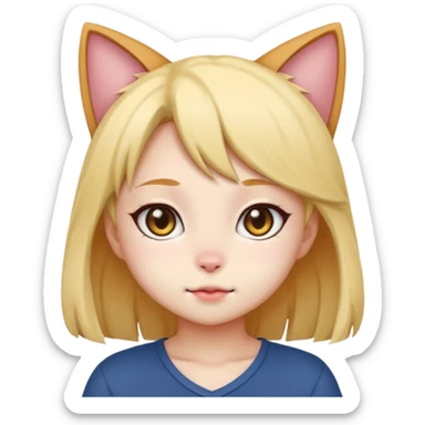 Anime cat girls  sticker