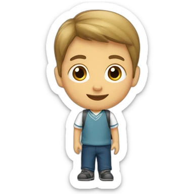 NIÑO ESCUELA sticker