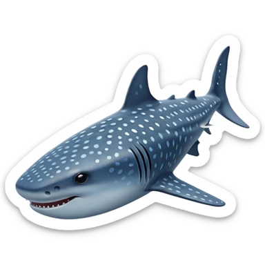 Whale shark sticker