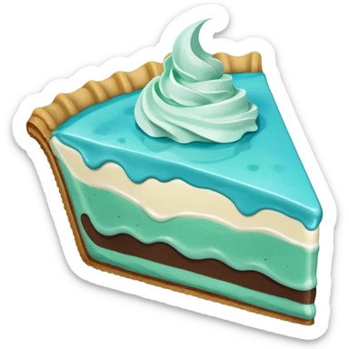 a slice of baja blast pie sticker