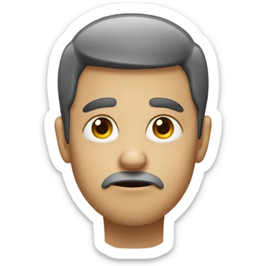 unhealthy person sticker