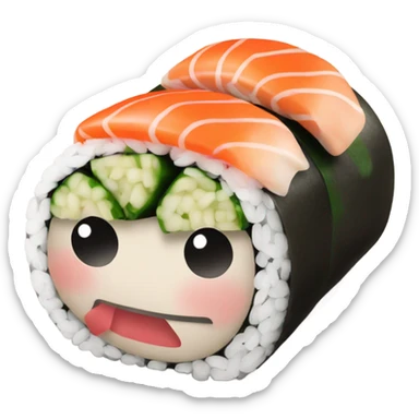 California roll sushi emoji sticker
