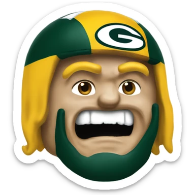 Green Bay packers Trump sticker