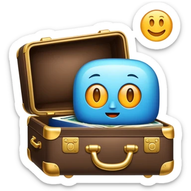 luxury travel items sticker