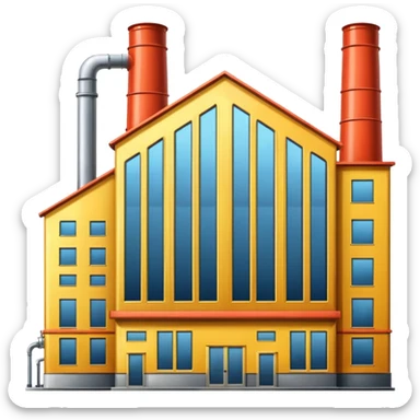 Alcohol factory building sticker