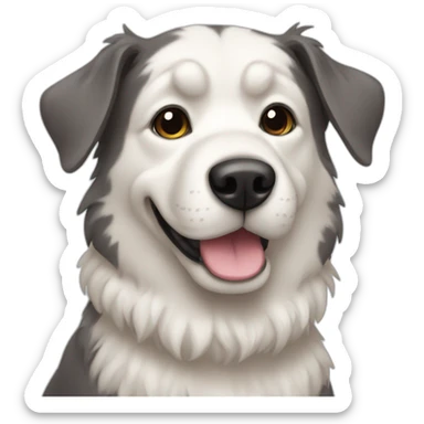 Pets in winter sticker