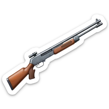  Shot gun rifle  sticker
