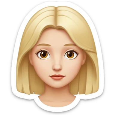 Maria blondes girl  sticker