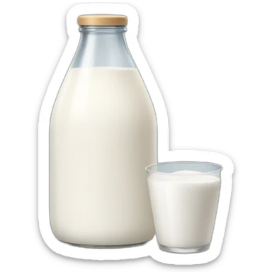 Bottle of milk  sticker