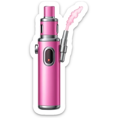 Pink vape sticker