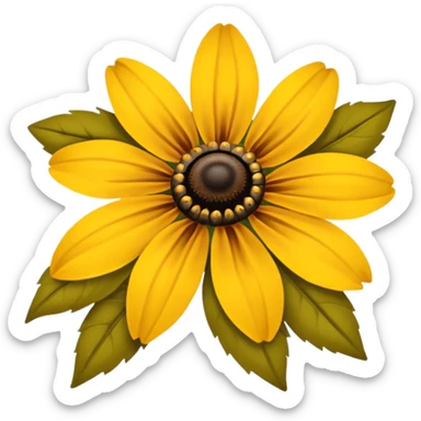 Black eyed susan sticker