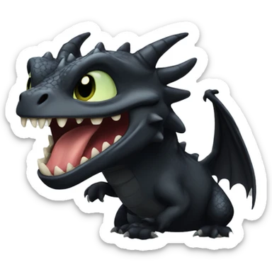 Toothless dragon  sticker