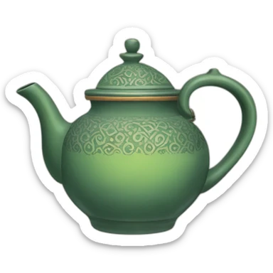 Arabic dallah tea pot sticker