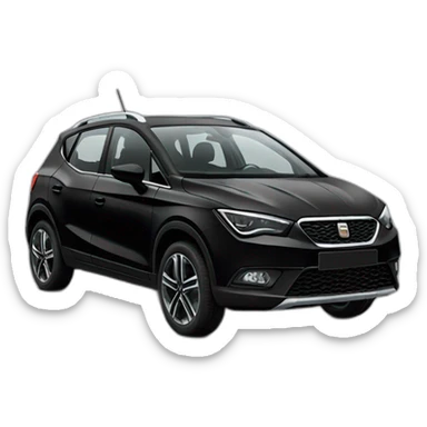 Seat arona negro sticker