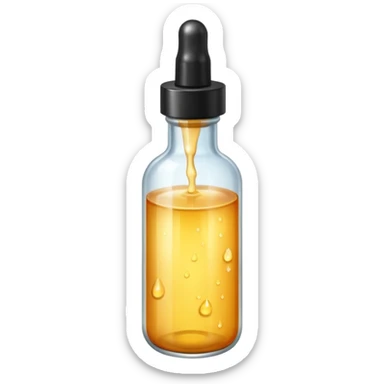 Hair serum emoji sticker