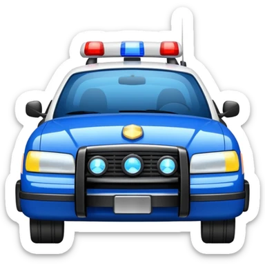 police car sticker