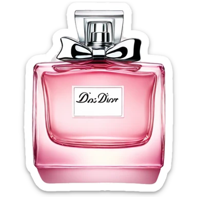 Miss dior perfume sticker