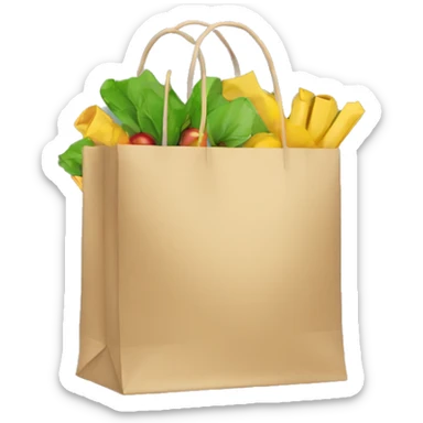 shopping bags  sticker