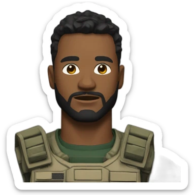 jugador de warzone sticker