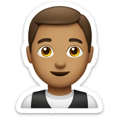 Emoji com café  sticker