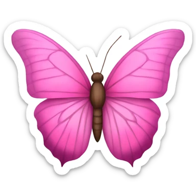 Mariposa rosa sticker