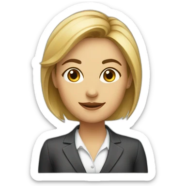 female real estate Agent sticker