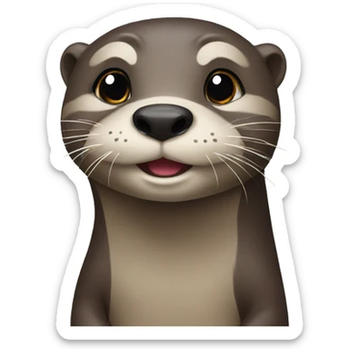 Otter sticker
