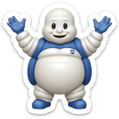 michelin mascot sticker