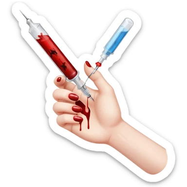 YUNG VAMP LIFE hand sticker